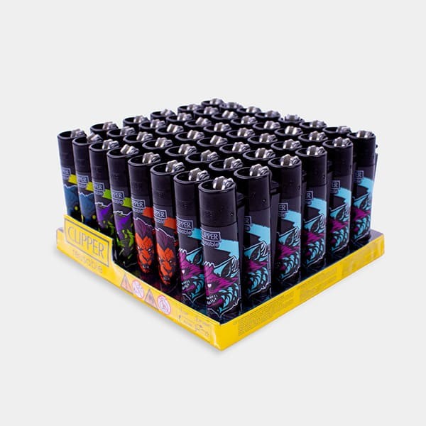 Clipper Feuerzeug Animals Zombies display 2
