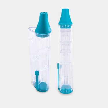 Non Spill Bong blau