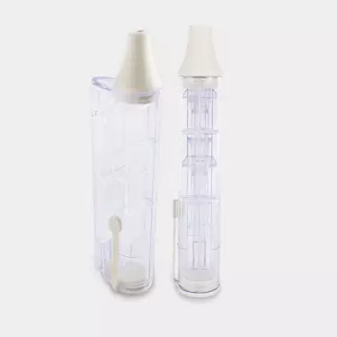 Non Spill Bong weiß