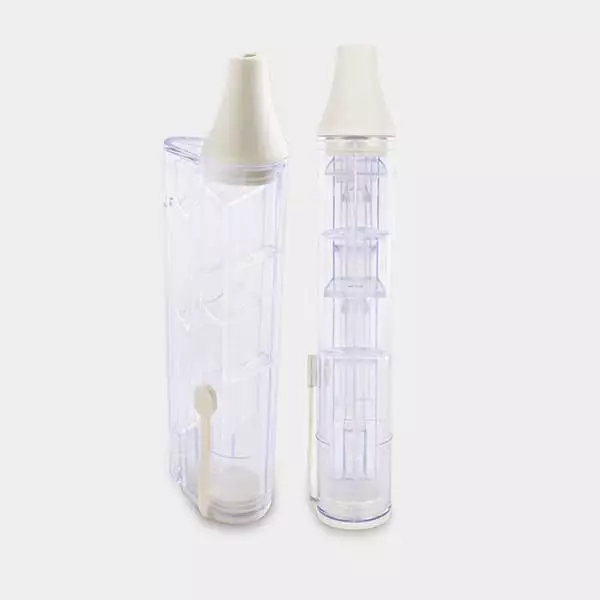 Non Spill Bong weiß