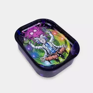 Metallbox mit Rollschale 'Meditation Rick'