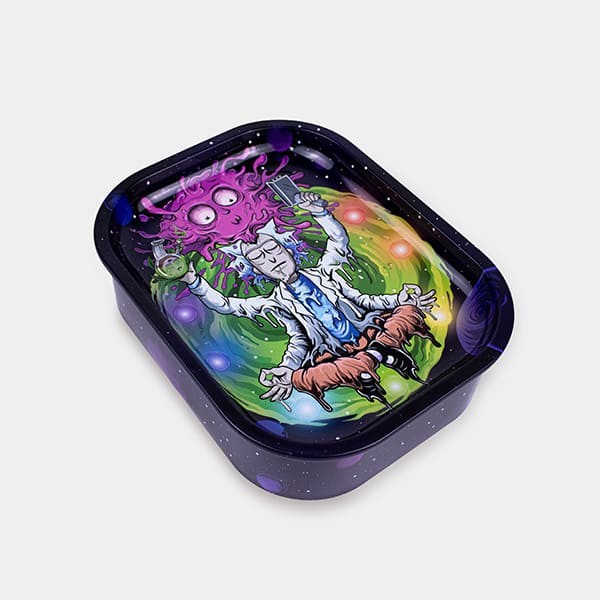 Metallbox mit Rollschale 'Meditation Rick'