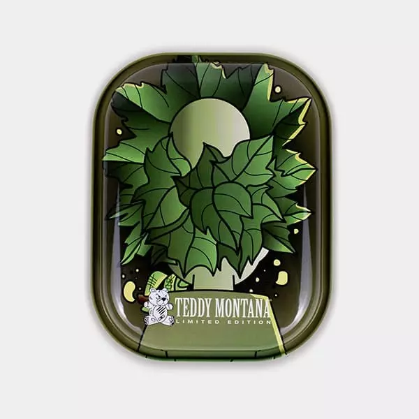 Metalltablett „Green Rick“ | Rick und Morty als Kiffer-Version