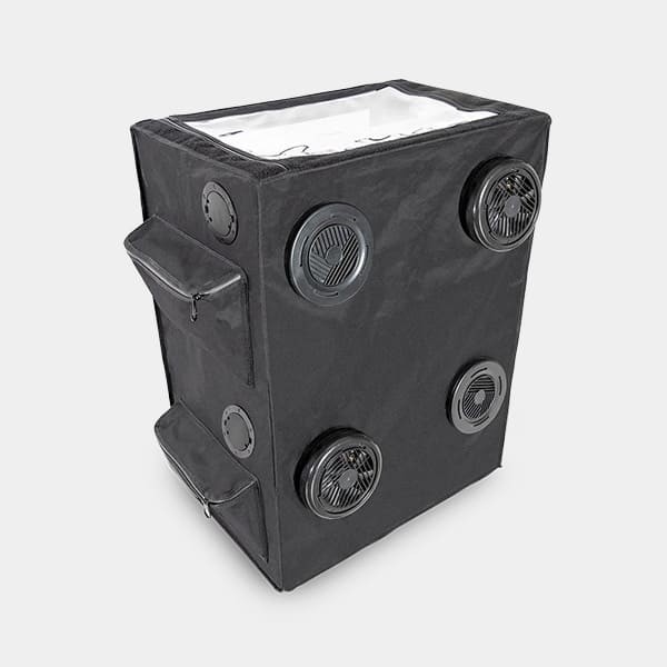 Pilzzuchtschrank Rückseite