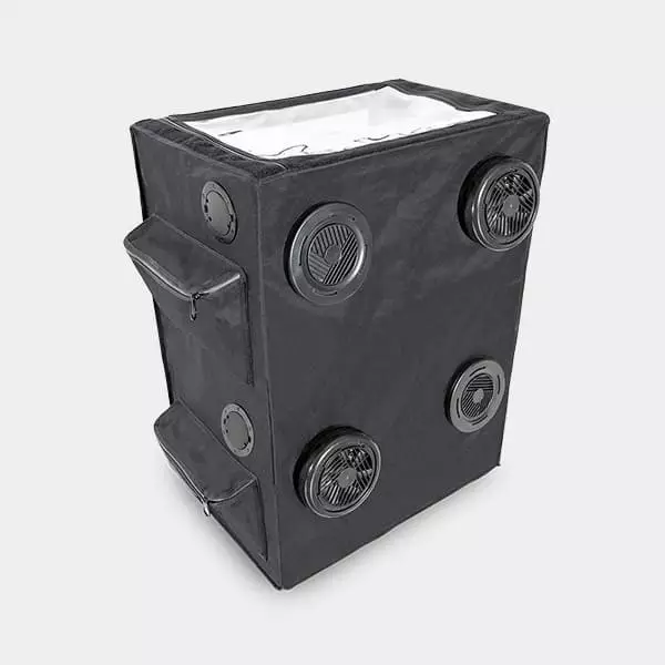 Pilzzuchtschrank Rückseite