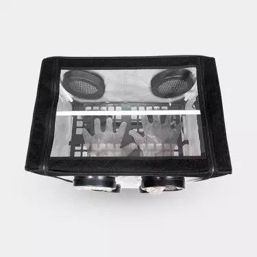 Pilzzuchtschrank Draufsicht