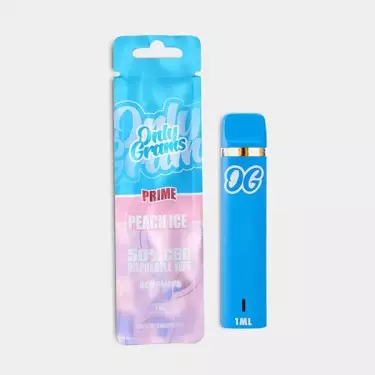 Only Grams CBD Vape Peach Ice 50 % - GB The Green Brand