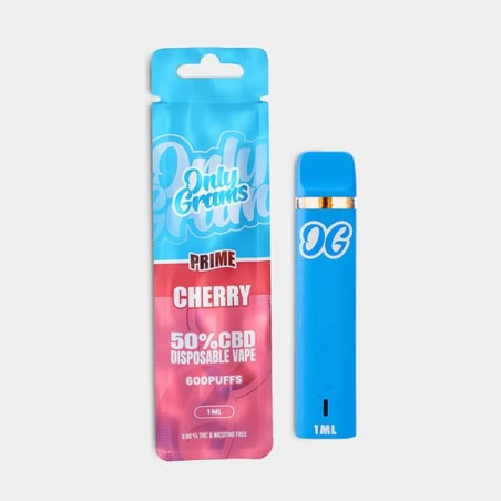 Only Grams CBD Vape Cherry 50 % 🍒 - GB The Green Brand