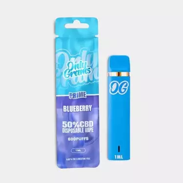 Only Grams CBD Vape Blueberry 50 % - GB The Green Brand