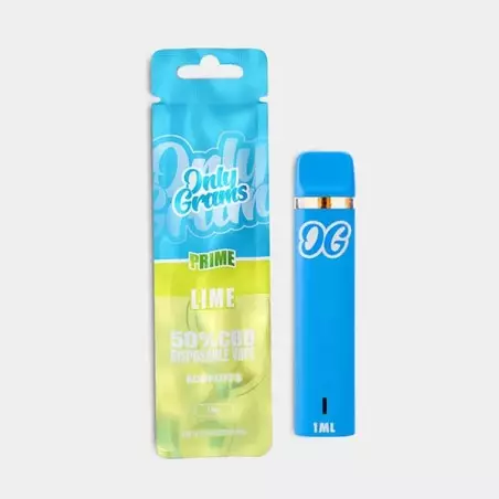 Only Grams CBD Vape Lime 50 % 🍋 - GB The Green Brand