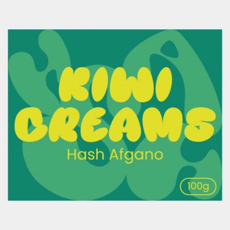 Afghanisches 100 g Kiwi Creams Hashblock | Cremiges, erdiges Aroma
