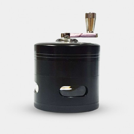 4-teiliger Grinder mit Metallkurbel - GB The Green Brand