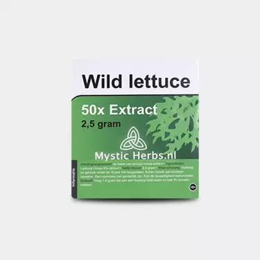 Pflanzenextrakt aus Wildsalat 50x | Natürliches Beruhigungsmittel