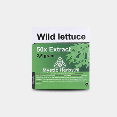 Pflanzenextrakt aus Wildsalat 50x | Natürliches Beruhigungsmittel