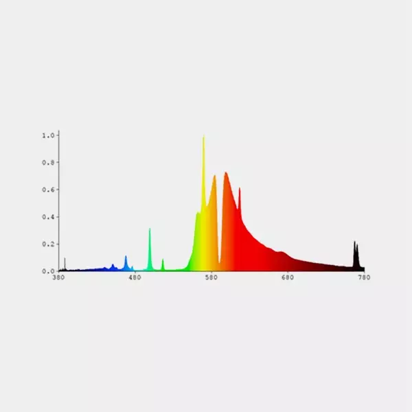 HPS 1000W DE Lampe grafik