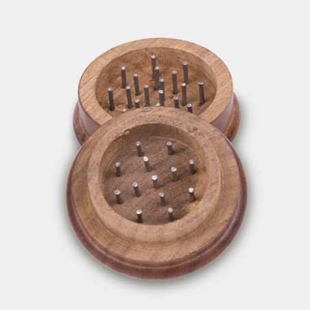 Klassischer geschnitzter Holzgrinder 50 mm - Grow Barato