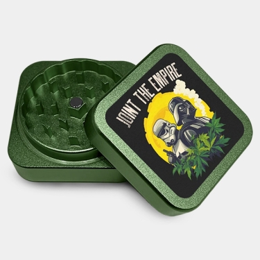 Quadratischer Aluminium-Grinder | Join the Empire - GB