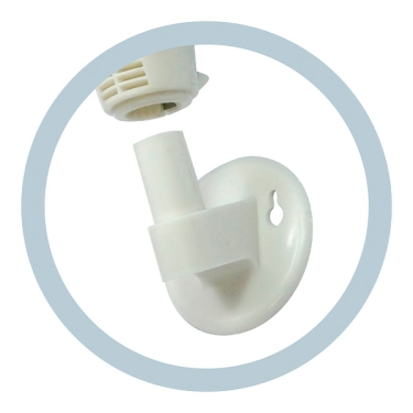 2-in-1-Wand- und Standventilator, 40 cm Wandhalterung