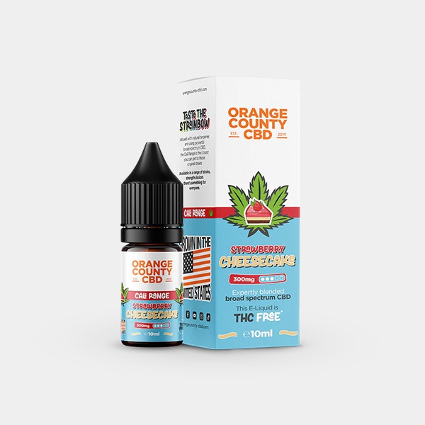 View E-Liquid Orange County CBD Strawberry Cheesecake