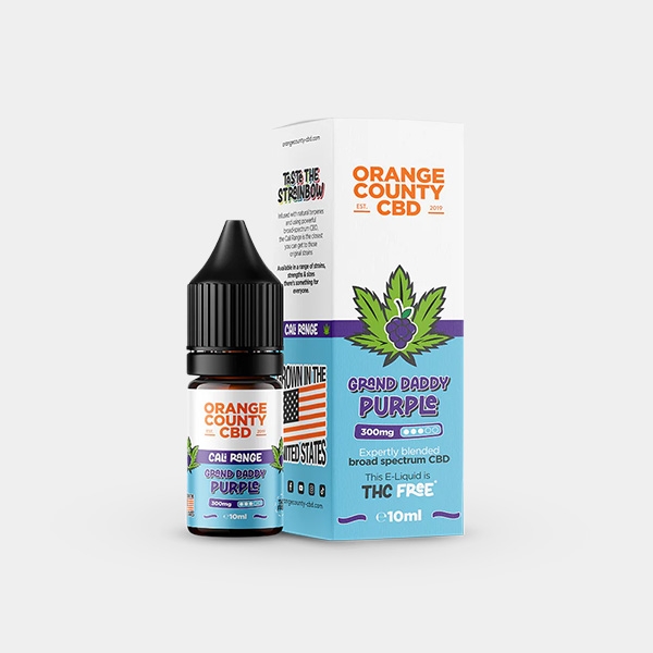 Sicht E Liquid Orange County CBD Grand Daddy Purple