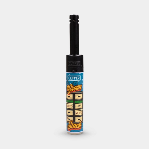 Clipper Minitube Retro Weed Feuerzeug
