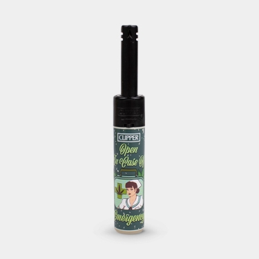 Clipper Minitube Retro Weed Feuerzeug