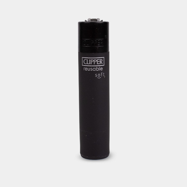 Sicht Clipper Soft Touch Black Feuerzeug | The Green Brand