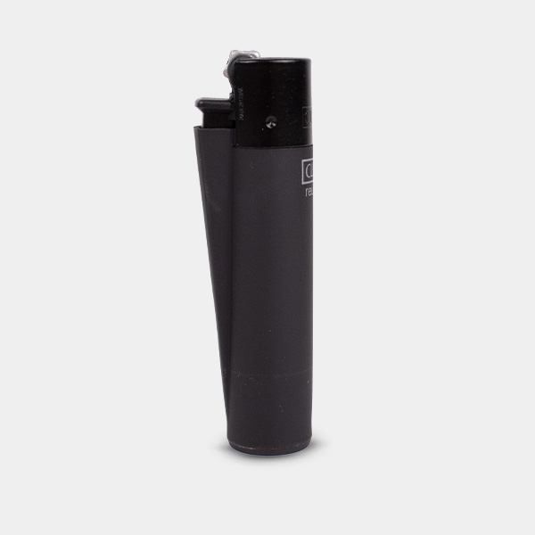Clipper Soft Touch Black Feuerzeug