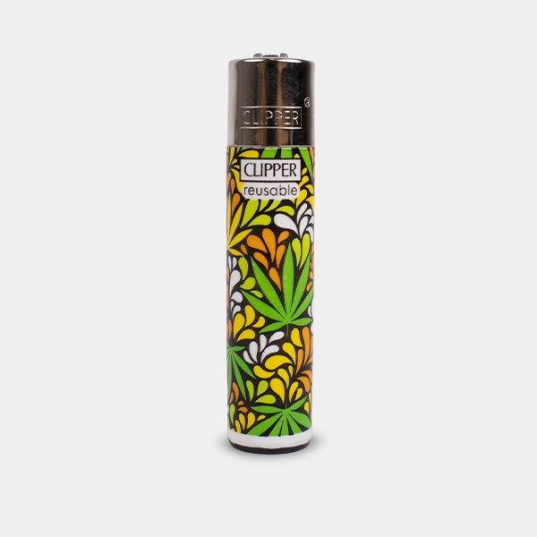 Clipper-Feuerzeug im Blatt-Stil
