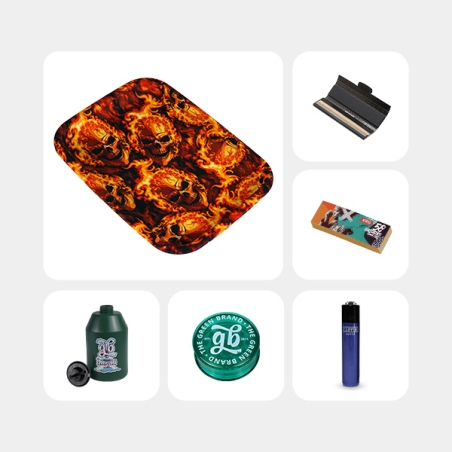 Kit Burning Skulls mit Parafernalia - GB The Green Brand