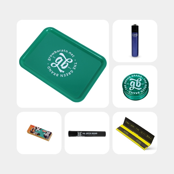 Sicht GB-Raucherkit The Green Brand für Raucher - GB The Green Brand