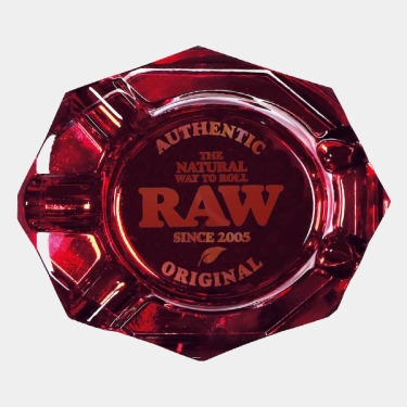 Aschenbecher Raw Glas Ruby Red | GB The Green Brand