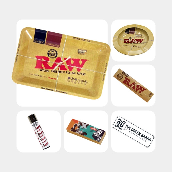 Sicht RAW-Set mit einzigartigen Artikeln - GB The Green Brand