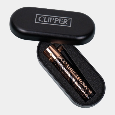 Clipper Leaves Premium Feuerzeug + Box