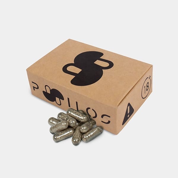 Psilocybin-Mikrodosierungskapseln Verpackung