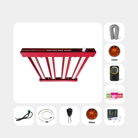 Indoor-Anbau-Set 240 W ohne Growbox | GB The Green Brand