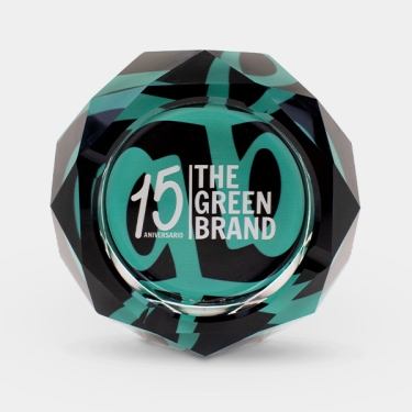 View Aschenbecher aus Glas mit GB 15th Anniversary Etui