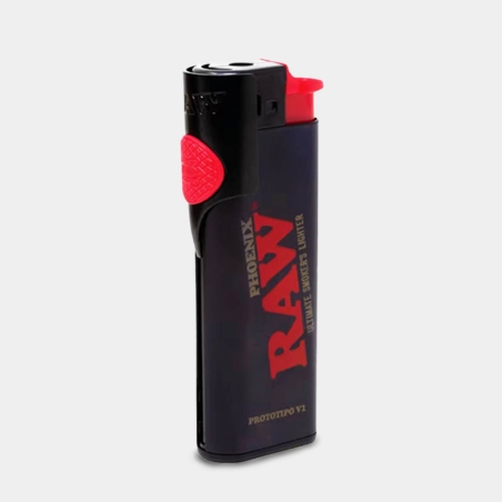 Raw Phoenix 3-in-1 Feuerzeug Schwarz Vorderansicht