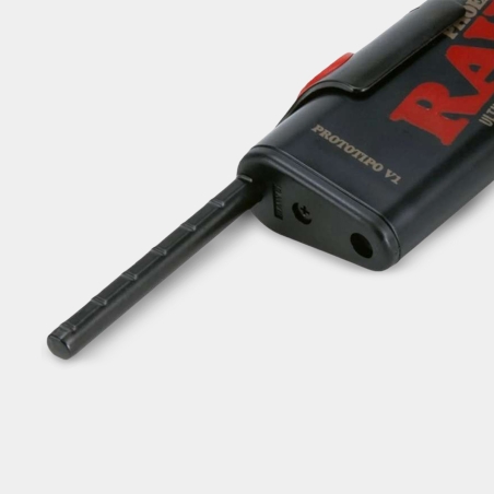 Raw Phoenix 3-in-1 Feuerzeug Schwarz mit unterem Stash-Fach