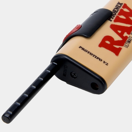Raw Phoenix 3-in-1 Feuerzeug Beige mit Stopfer