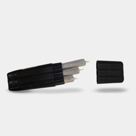 RAW Funda für drei Cones | Luftdichtes RAW Etui