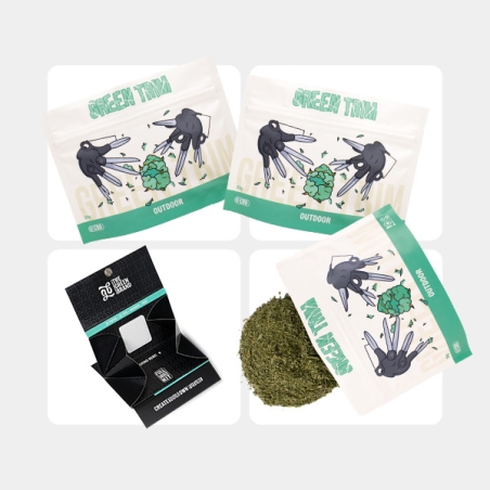 Kit Green Trim | Praktisches und natürliches Raucher-Set