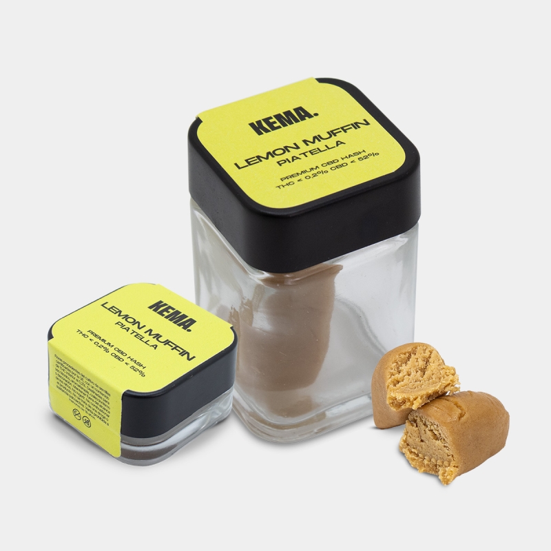 View Hash CBD Piatella 'Lemon Muffin' KEMA alle Formate