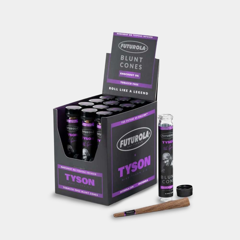 Blunt Wraps Futurola Tyson 2.0 Knockout OG mit Terpenen