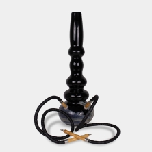 Bong Billy Bong Thornton 56 cm, schwarz mit Schläuchen