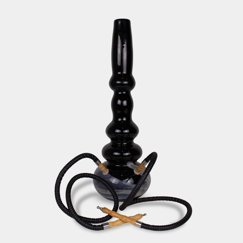 Bong Billy Bong Thornton 56 cm, schwarz mit Schläuchen