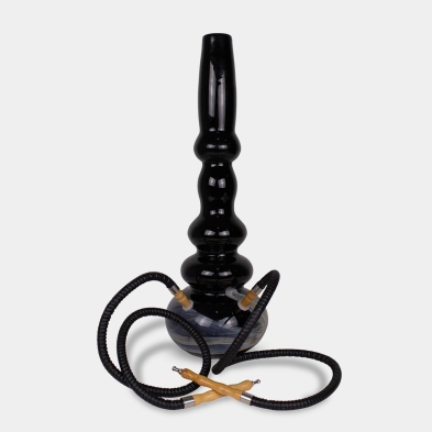 Bong Billy Bong Thornton 56 cm, schwarz mit Schläuchen