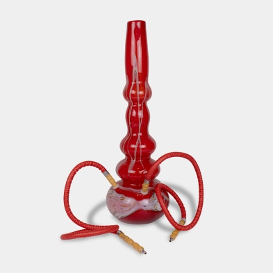 Bong Billy Bong Thornton 56 cm rot mit Schläuchen
