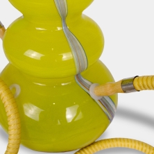 Bong Billy Bong Thornton 56 cm, gelber Fuß mit Schlauch