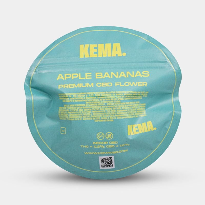 Apple Bananas Cali CBD KEMA 18% Blüten